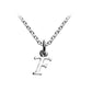 Children's Jewelry - Silver Cursive Initial F Pendant Necklace (14,16,18 in) 1