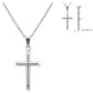 Children And Teens Jewelry - 15 Inches Sterling Silver Cross Necklace 2