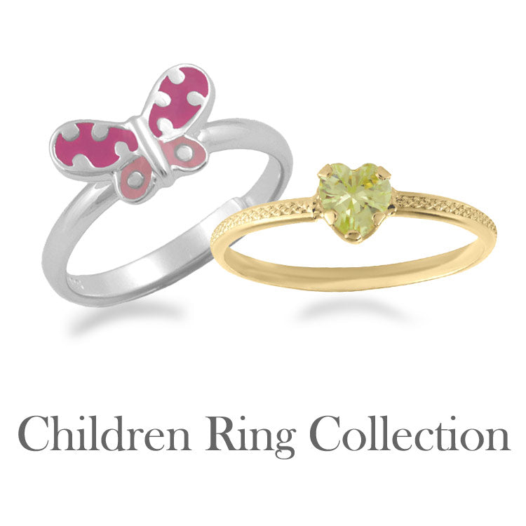 Children's Rings - Sizes of Kids Rings Fit Baby To Teen Girls – Loveivy.com