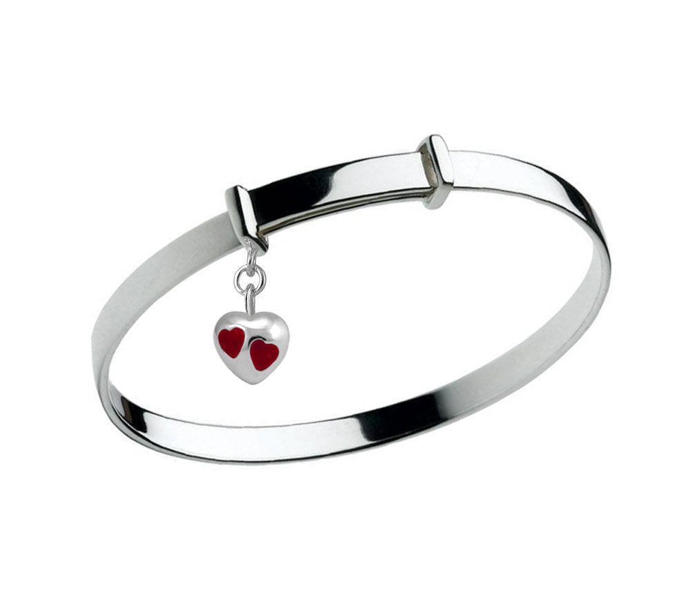 Buy Sterling Silver Double Heart Bracelet. Adjustable Interlocking Two  Hearts Love Anniversary Friendship Bridal Gift Box and FREE UK SHIPPING  Online in India - Etsy