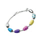 Children's Jewelry - 6 3/4 Inch Sterling Silver Pebble Beads Bracelet 1