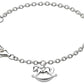 Girls Sterling Silver Pink Rock Horse Charm Bracelet (5 1/2-6 1/2 inch) 1