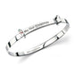 Baby Boy & Girl Jewelry - Silver My First Christmas Snowman Diamond Bangle (up to 6 in) 1