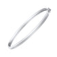 5 1/4 Inches 14K Yellow Or White Gold Plain Bangle Bracelet For Boys And Girls