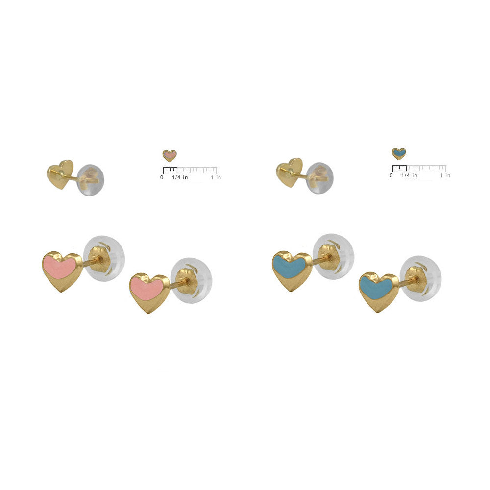 14K Baby Silicone Back Earring Back