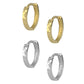 Children Jewelry - 14K Yellow Or White Gold Diamond Cut Hoop Earrings 2
