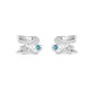 Children's Jewelry - Girls Sterling Silver Birthstone Angel Stud Earrings