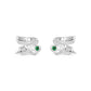 Children's Jewelry - Girls Sterling Silver Birthstone Angel Stud Earrings