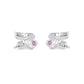 Children's Jewelry - Girls Sterling Silver Birthstone Angel Stud Earrings