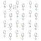 Girls Jewelry - Sterling Silver Birthstone Heart Huggie Hoop Earrings 2