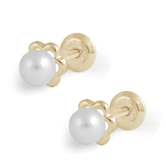 Color Blossom Star Ear Stud, Pink Gold And White Mother-Of-Pearl - Per Unit  - Jewelry - Categories