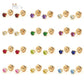 Girl's 14K Yellow Gold Genuine Birthstone Screw Back Stud Earrings 2