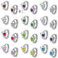 Kids Jewelry - Sterling Silver Birthstone Dolphin Huggie Hoop Earrings 2
