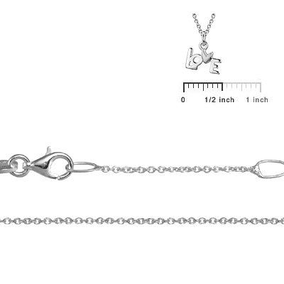 Kids Paper Clip Necklace with Block Letters – Ari&Lia