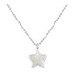 Sterling Silver White Mother of Pearl Star Necklace For Girls (15-16 1/2 in) 1