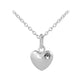 12-18 Inches Children Or Teen Girls Silver Birthstone Heart Necklace