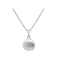 13 Or 15 Inches Sterling Silver Round Locket Necklace For Babies And Children