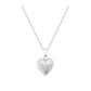 14K White Gold Heart Cross Rope Chain Locket For Babies And Toddlers (13 in) 1