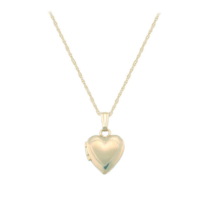 Baby & Toddler Jewelry - 13 In Gold Or Silver Heart Locket Necklace