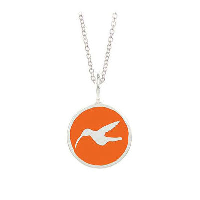Children Sterling Silver Hummingbird Pendant Necklace (14 in) 1