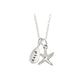 Children Sterling Silver Starfish/Play Pendants Necklace (14 In) 1