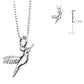 Sterling Silver Diamond Hummingbird Pendant Girl's Necklace (14-16 in) 1