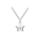 Sterling Silver Diamond Open Star Children's Necklace (12-14 inches) 1
