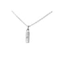 Children's Silver Diamond Initial I Pendant Necklace (14,16,18 in) 1