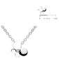 Girl's Sterling Silver Diamond Butterfly Pendant Necklace (12-14 in) 1