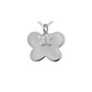 Silver Diamond Double Butterfly Pendants Girls Necklace (14 to 16 in) 1