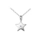 14 to 16 In Silver Diamond Star Pendant Children's Necklace For Girls 1